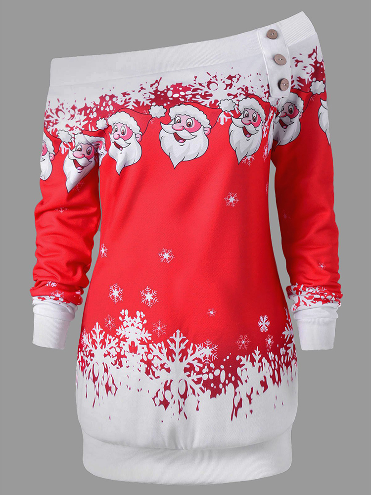 Women-Santa-Claus-Print-Casual-Christmas-Long-Sleeve-Mini-Dress-1375663