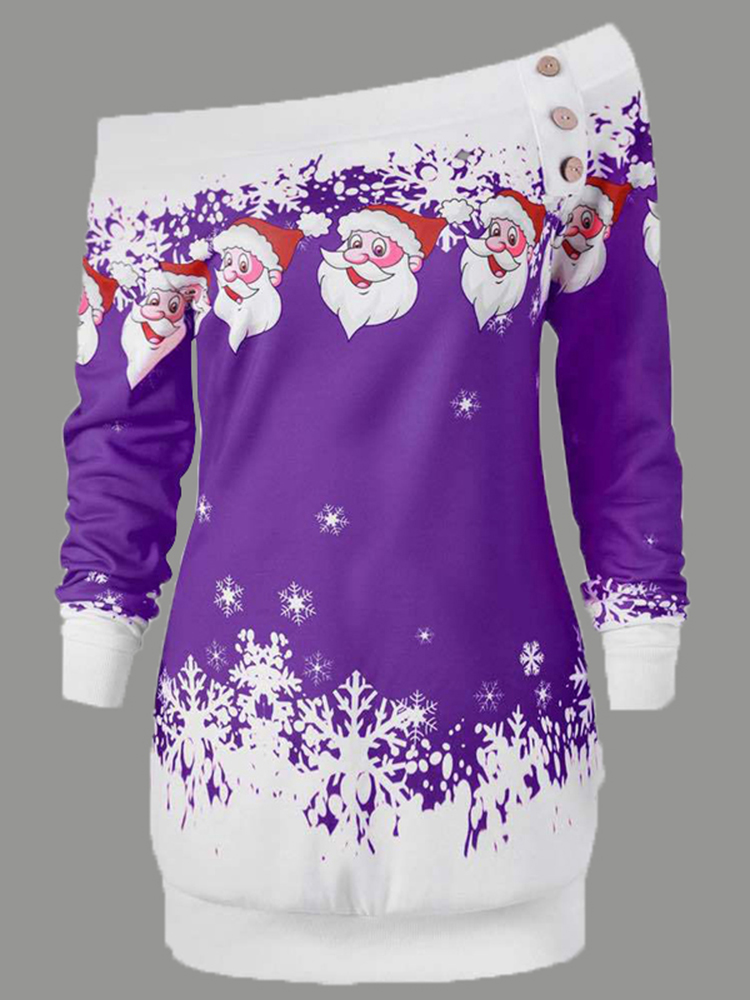 Women-Santa-Claus-Print-Casual-Christmas-Long-Sleeve-Mini-Dress-1375663