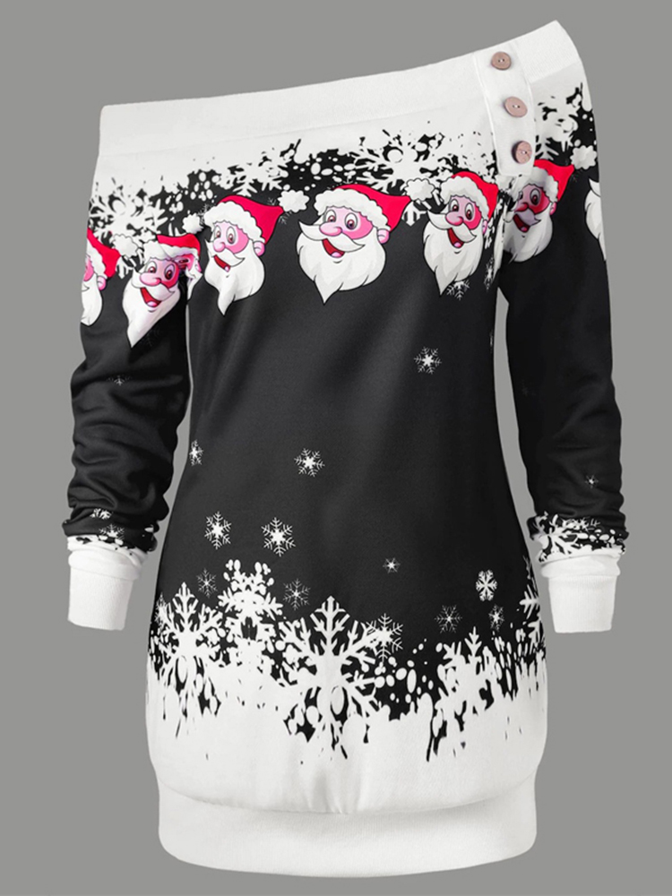 Women-Santa-Claus-Print-Casual-Christmas-Long-Sleeve-Mini-Dress-1375663