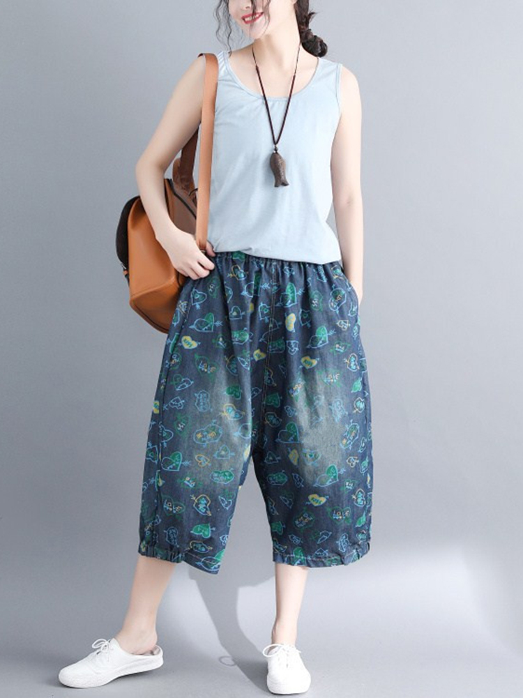 Casual-Denim-Heart-shape-Printed-Baggy-Harem-Pants-with-Pockets-1444745