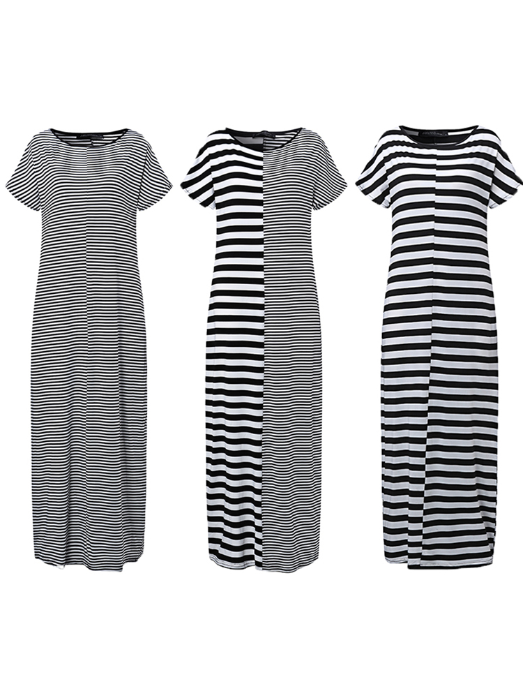 Elegant-Women-Maxi-Dress-Classic-Cross-Stripe-Casual-Sexy-Dresses-1176003