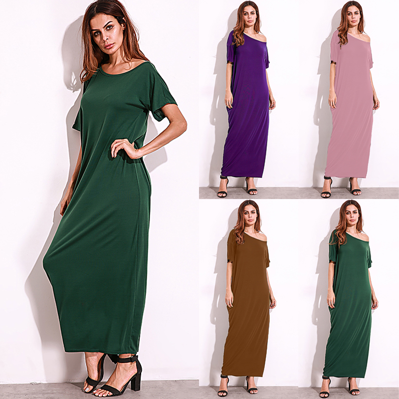 Sexy-Women-Casual-Off-Shoulder-Pure-Color-Maxi-Long-Dresses-1188012