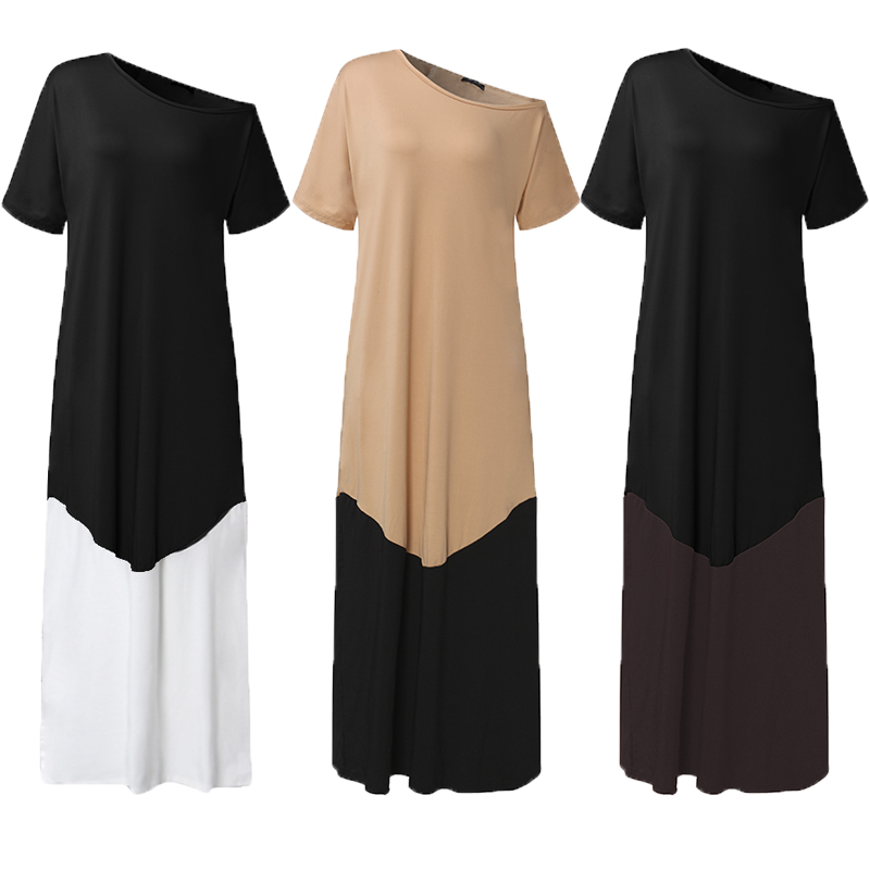 Sexy-Women-Off-Shoulder-Dress-Color-Block-Side-Pockets-Long-Dresses-1188010