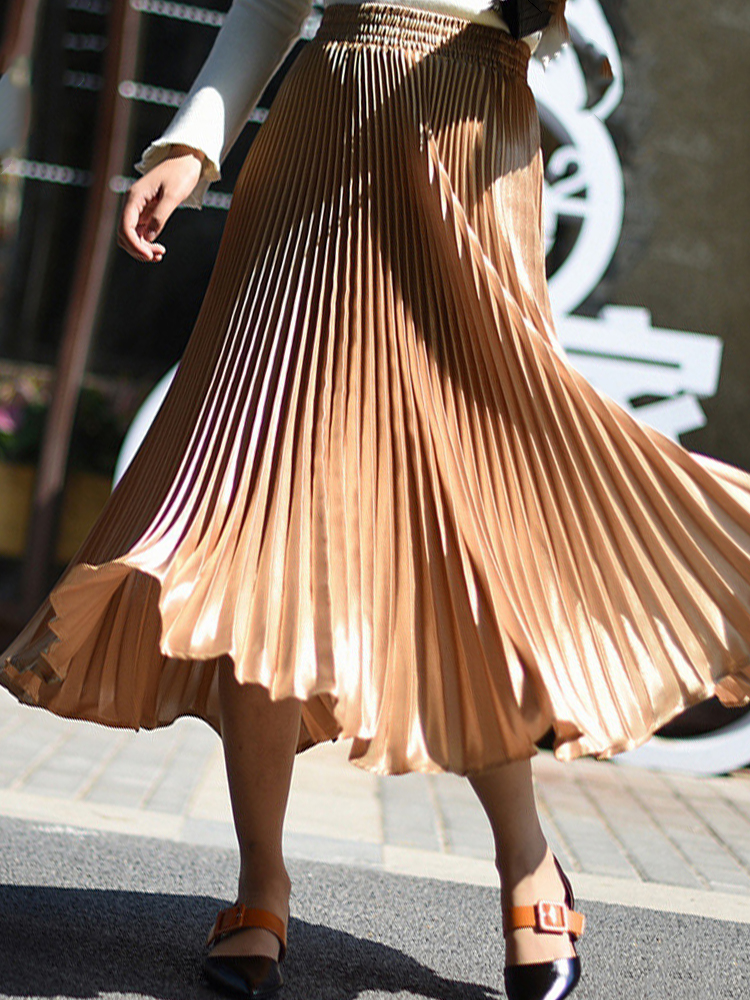 Elegant-Women-11-Colors-Long-Pleated-Skirts-1235405