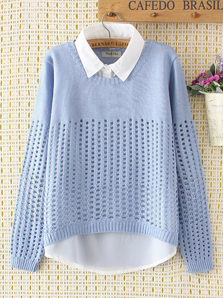 Casual--Women-Fake-Two-piece-Knit-Sweaters-1225313