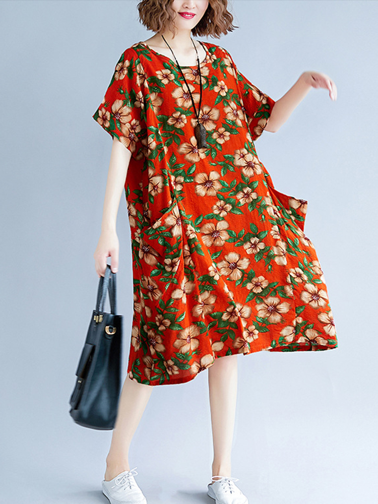 Loose-Vintage-Floral-Printed-A-line-Pockets-Dress-1311195