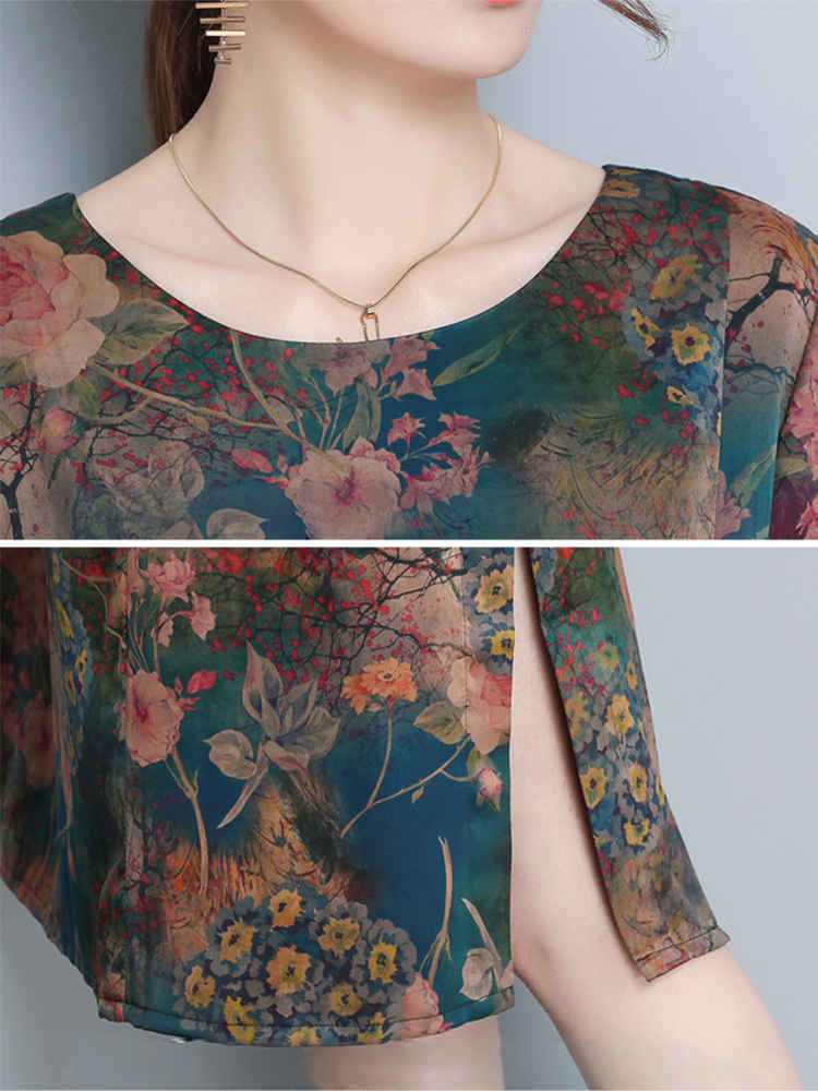 Vintage-Floral-Print-Side-Slit-Pocket-Dress-1300854