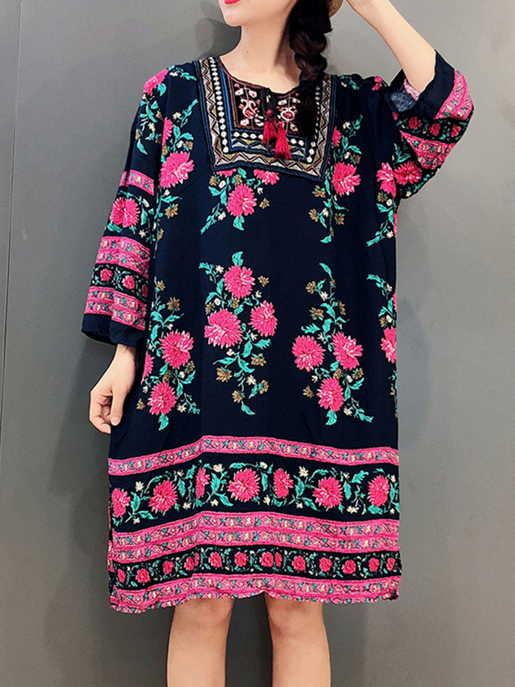 Women-Vintage-Ethnic-Style-Long-Sleeve-Floral-Dress-1344611