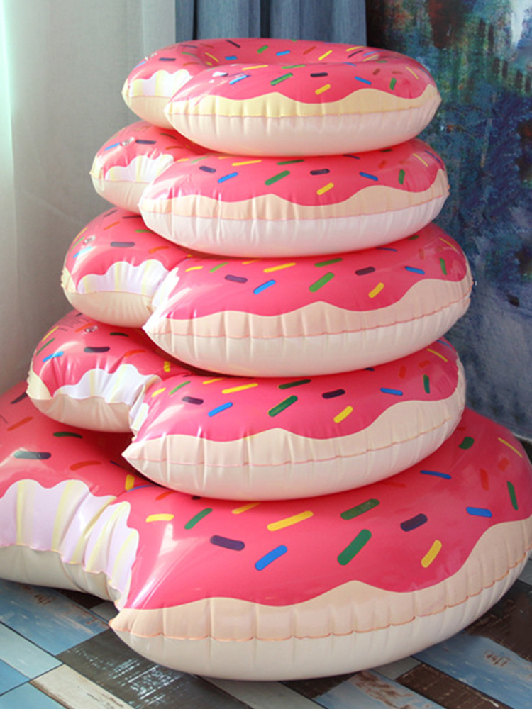 Cute-Dessert-Donuts-Shape-Pool-Floats-Inflatable-Swimming-Laps-Life-Buoy-1161614