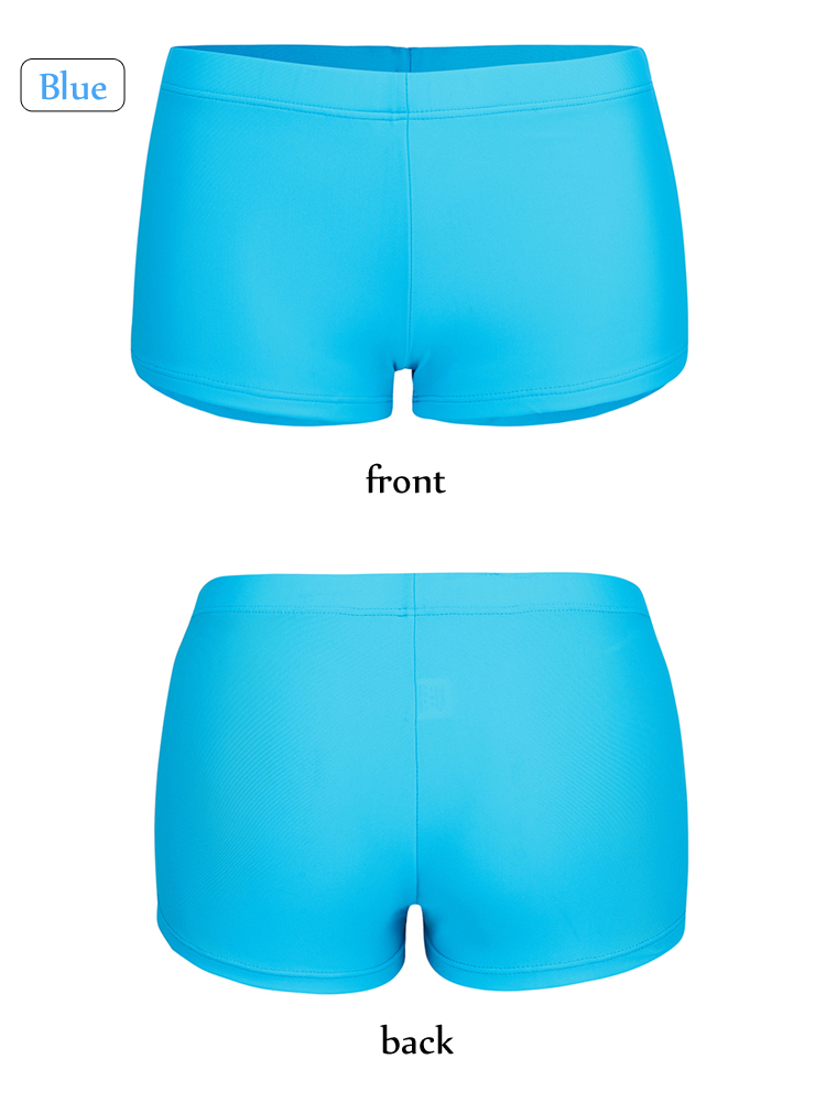 Woman-Seamless-Mid-Waist-Swimming-Trunks-Pure-Color-Sports-Shorts-1083652
