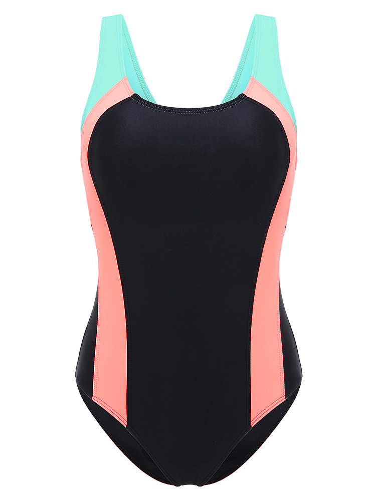 Colorblock-Seamless-Professional-Fitness-Training-One-Piece-Swimsuit-1265707