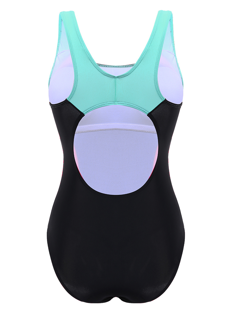 Colorblock-Seamless-Professional-Fitness-Training-One-Piece-Swimsuit-1265707