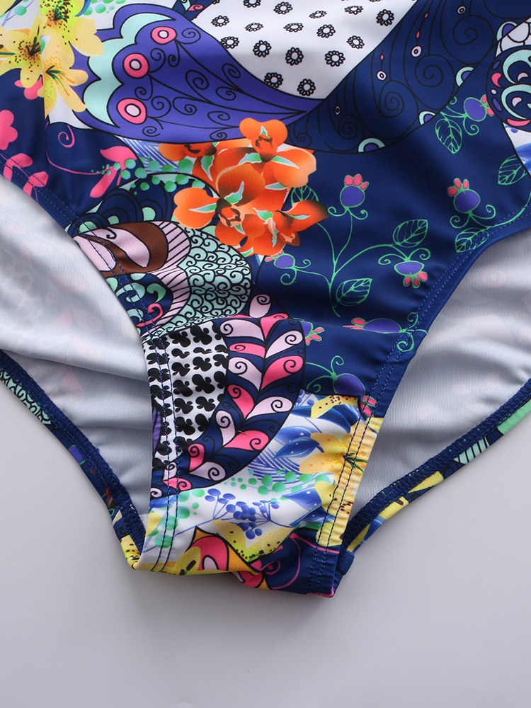 Conservative-Printed-Padding-Long-sleeved-Front-Zipper-Swimsuit-1250107