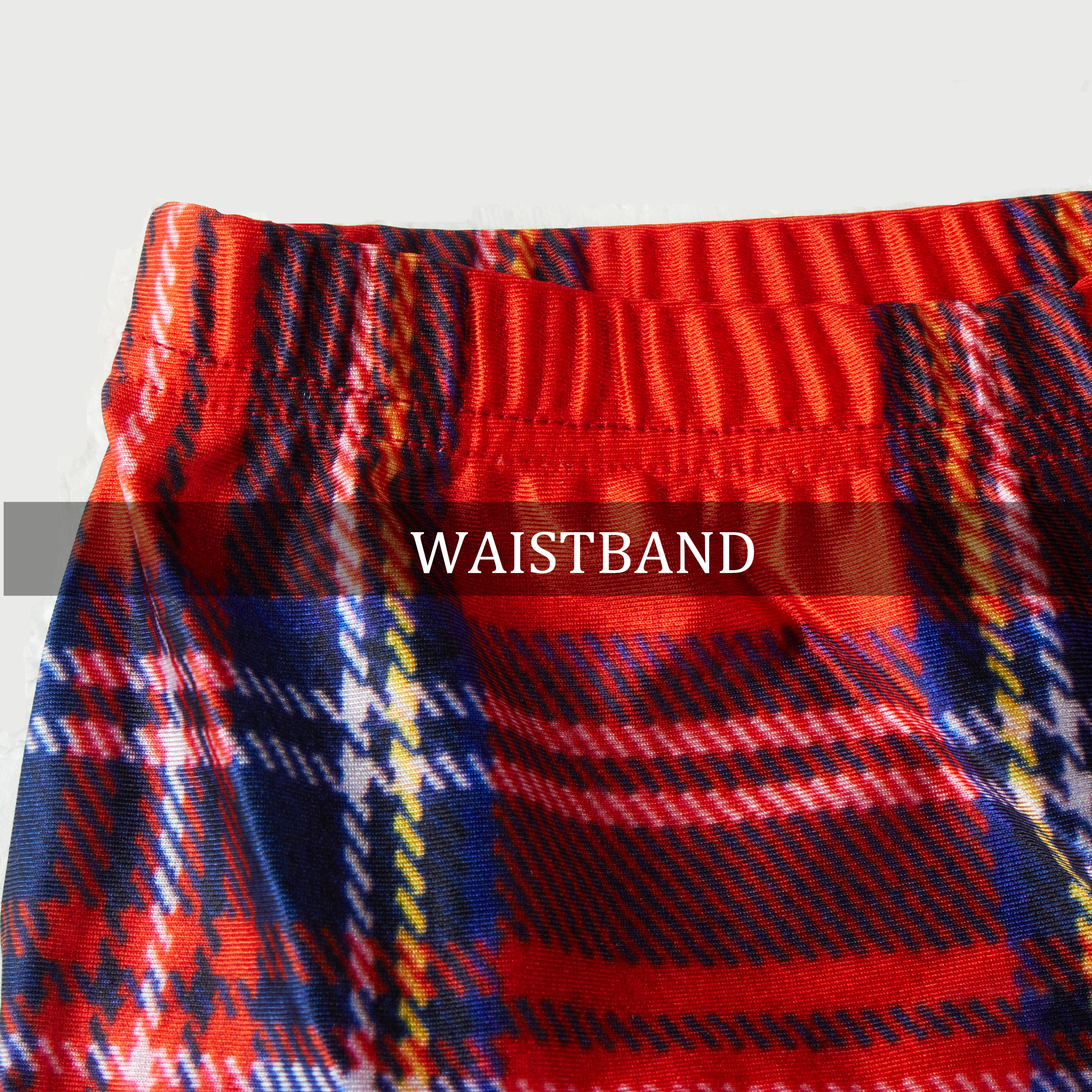Women-High-Waist-Grid-Stripe-Bee-Dot-Printings-Outweara-Bikini-Panties-1028254