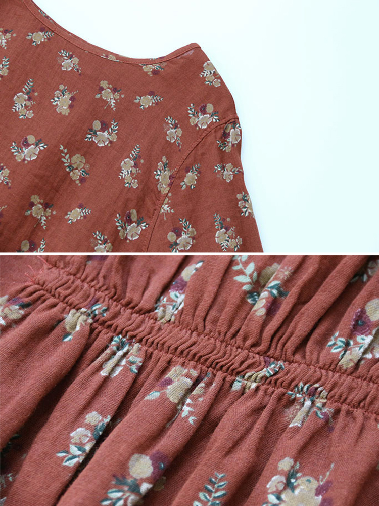 Casual-Women-Cotton-Linen-Floral-Print-High-Low-Hem-Long-Sleeve-Blouse-1370355