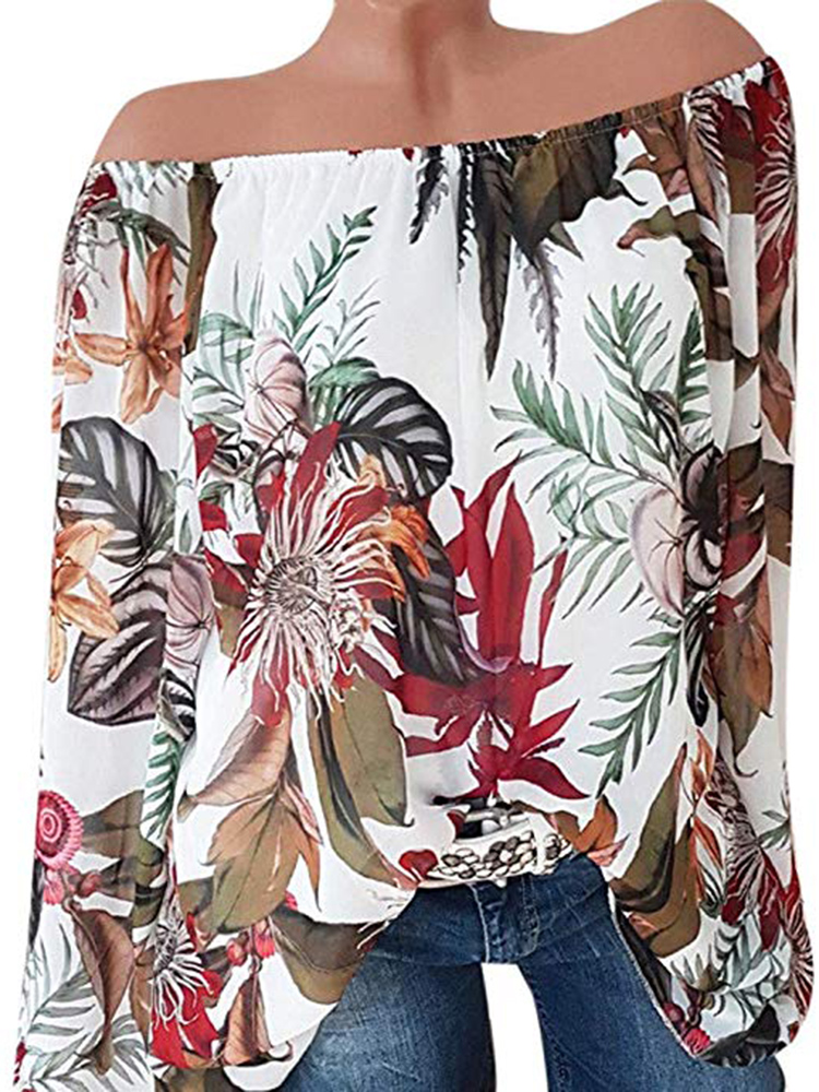 Women-Casual-Floral-Print-Off-Shoulder-Long-Sleeve-Blouse-1421910