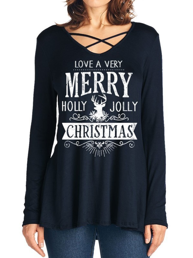 Casual-Women-Christmas-Letter-Print-Front-Cross-Crew-Neck-Long-Sleeve-T-Shirts-1381344