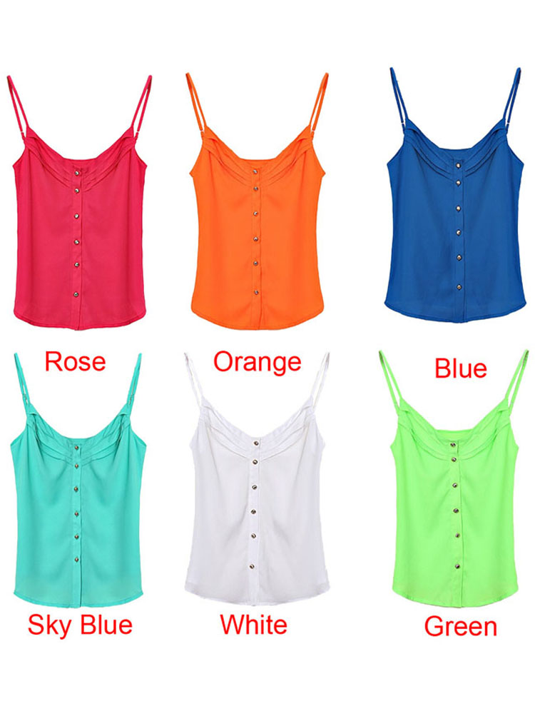 Candy-Color-Strap-Vest-For-Women-Chiffon-Sleeveless-Blouse-Top-977642