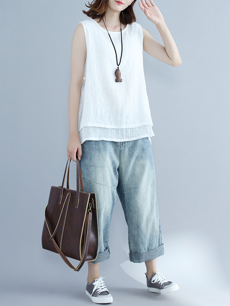 Fashion-Sleeveless-Pure-Color-Linen-Women-Tank-Tops-1174551