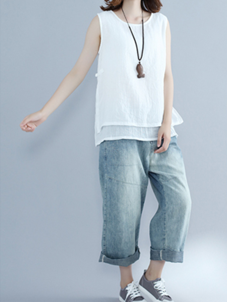 Fashion-Sleeveless-Pure-Color-Linen-Women-Tank-Tops-1174551