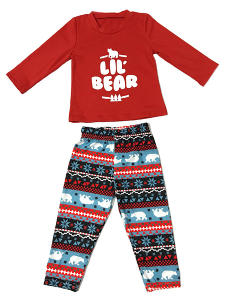 Bear-Print-Christmas-Parent-Child-Long-Sleeve-Home-Tracksuit-Set-1376425