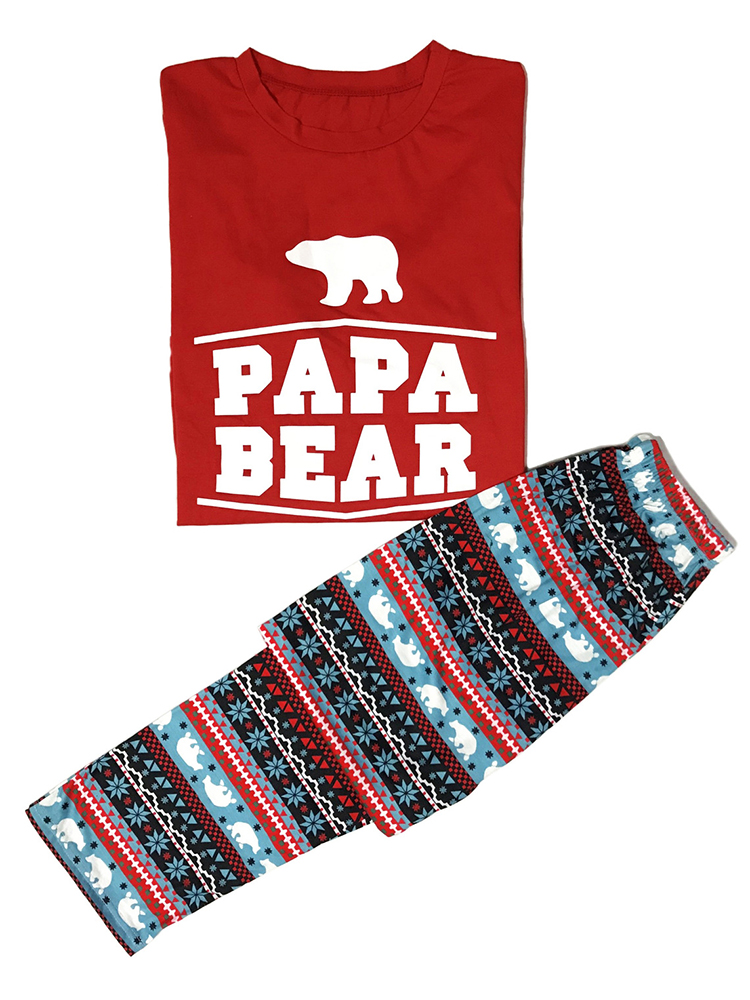 Bear-Print-Christmas-Parent-Child-Long-Sleeve-Home-Tracksuit-Set-1376425