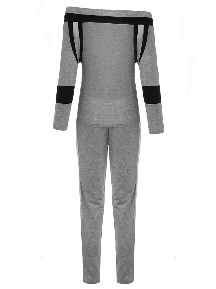 Casual-Sport-Gray-Stripe-Patchwork-Off-Shoulder-Women-Tracksuit-1034265