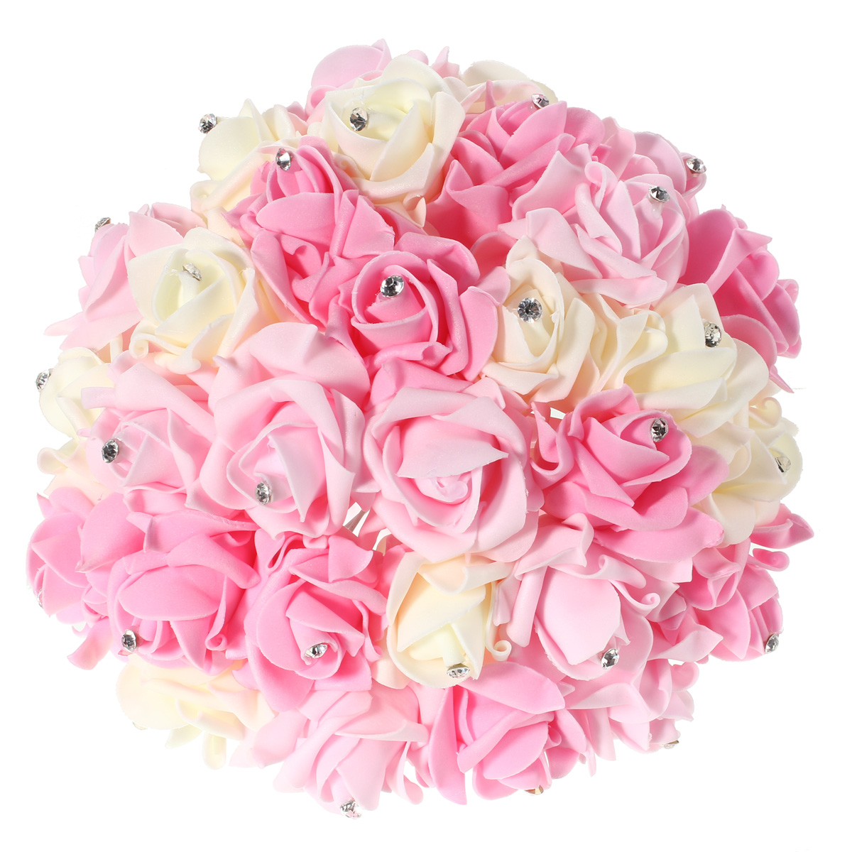 30-Heads-Colourfast-Foam-Roses-Crystal-Artificial-Flower-Home-Wedding-Bride-Bouquet-Party-Decoration-1025636