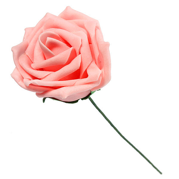 50X-Foam-Artificial--Flower-Wedding-Party-Bridal-Bouquet-Decor-DIY-943837