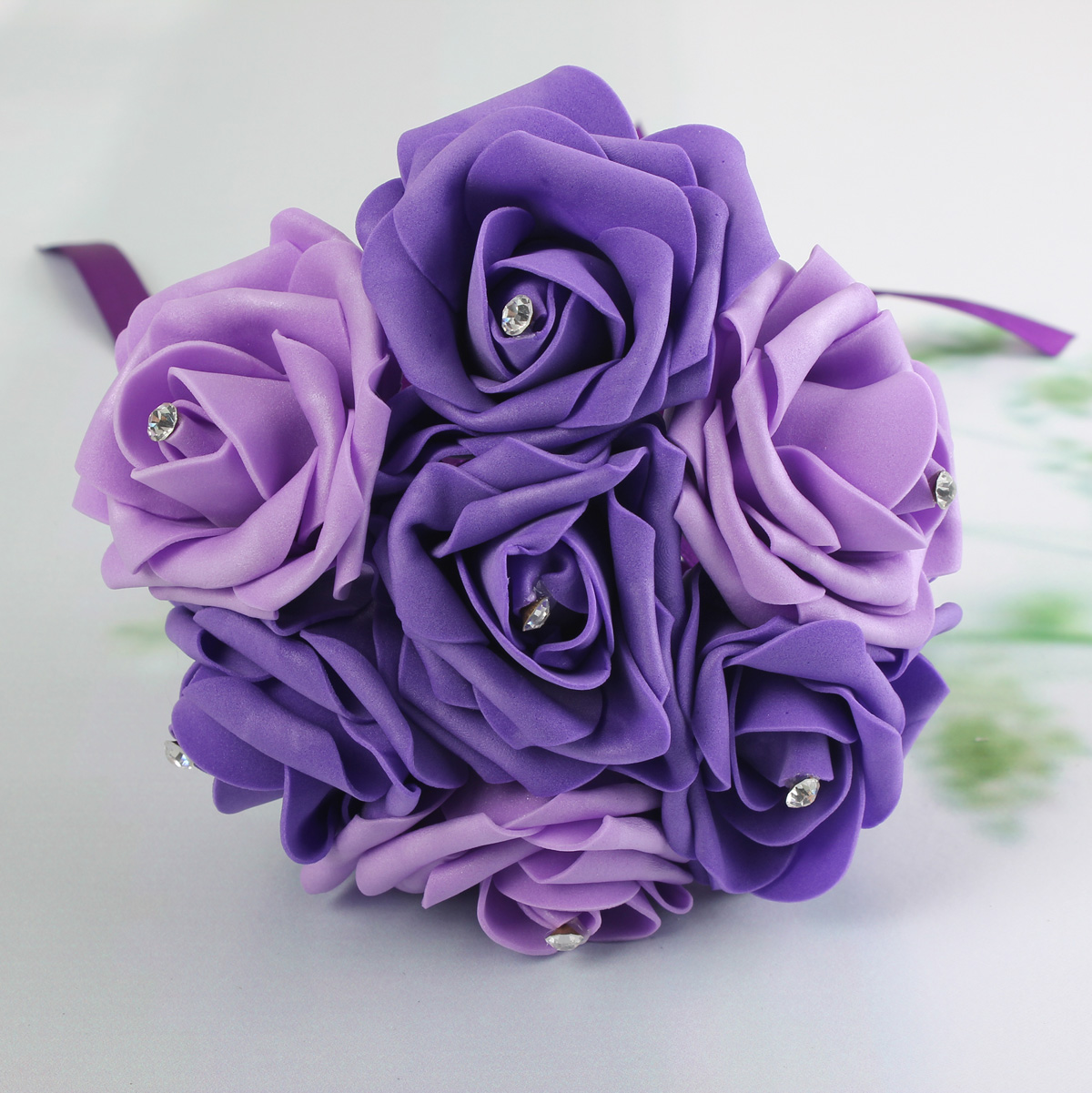 7-Heads-Colourfast-Foam-Roses-Crystal-Artificial-Flower-Home-Wedding-Bride-Bouquet-Party-Decoration-1026818