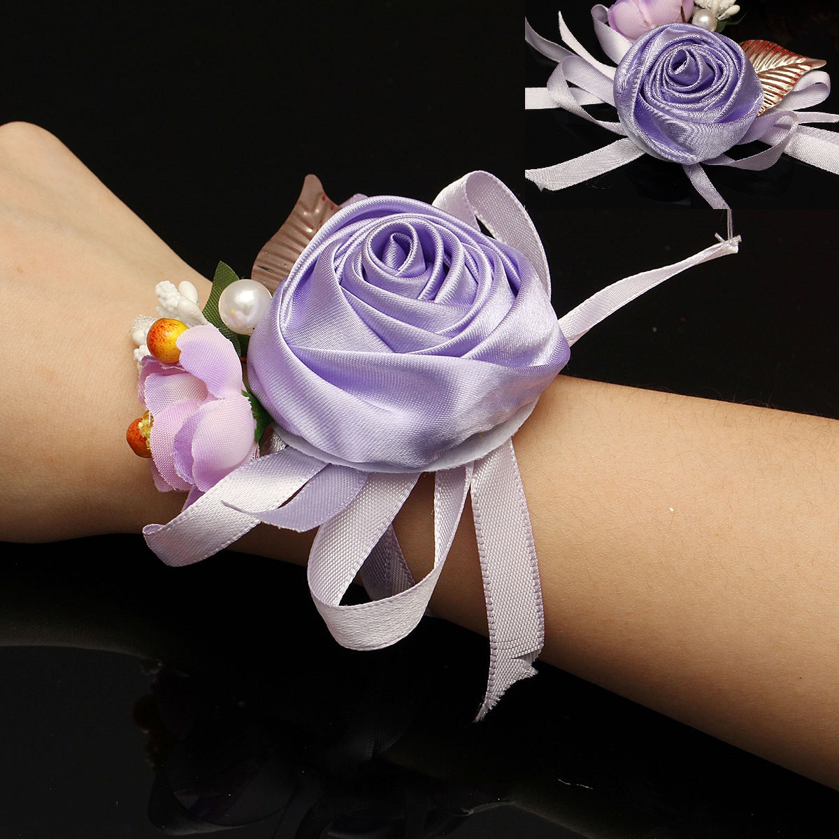 Bridal-Wrist-Flower-Bridesmaid-Corsage-Rose-Ribbon-Bracelet-Wedding-Decor-1053162