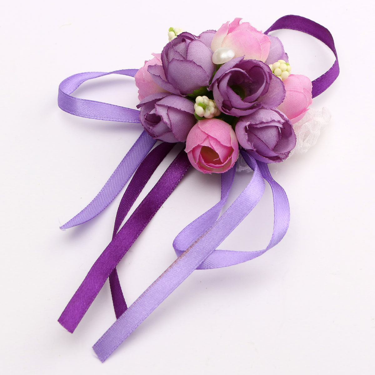 Bride-Rose-Buds-Wrist-Corsage-WeddingampParty-Decoration-Prom-Artificial-Flower-Bracelet-1018667