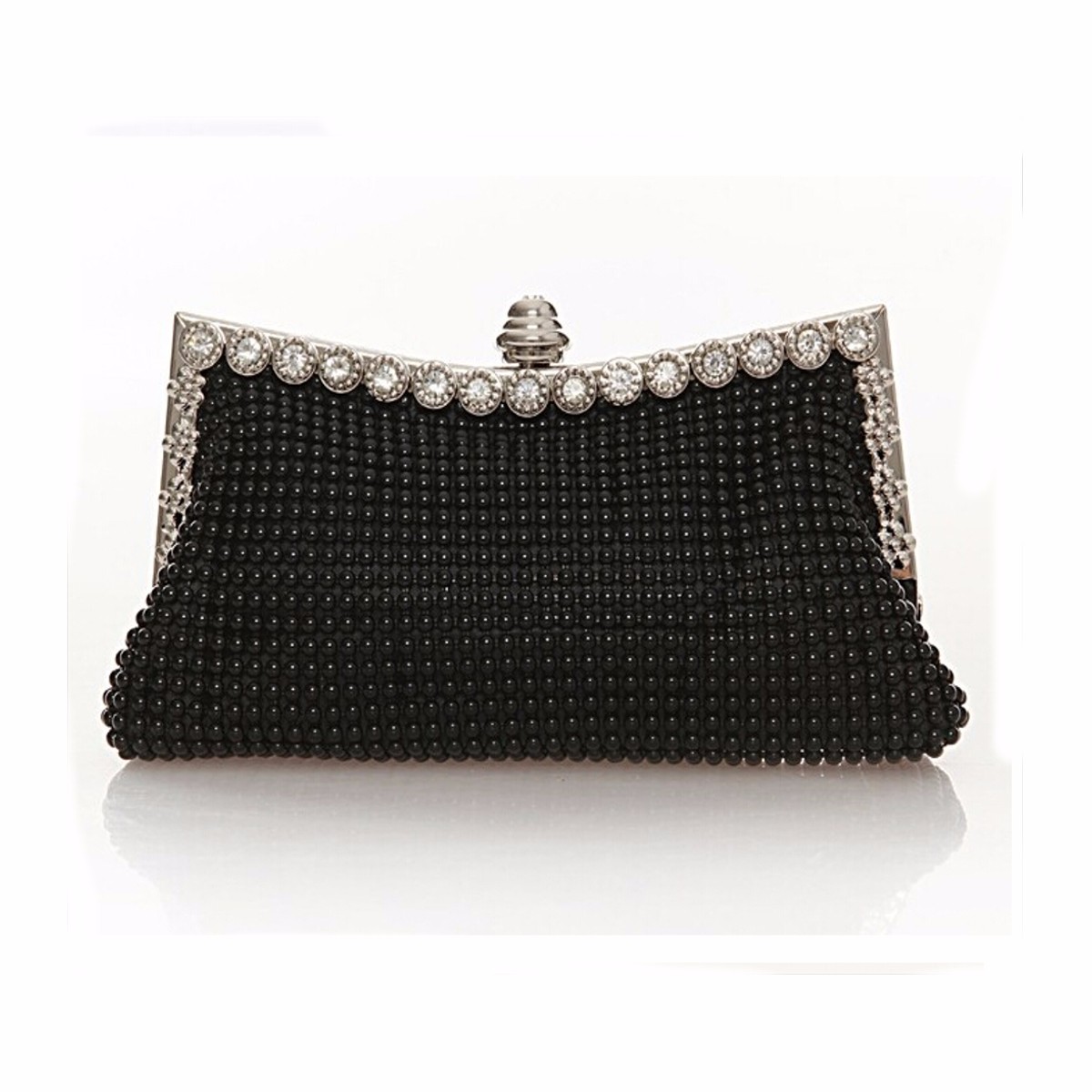 Women-Ladies-Pearl-Crystal-Diamante-Wedding-Prom-Party-Clutch-Handbag-Purse-Bag-1008891