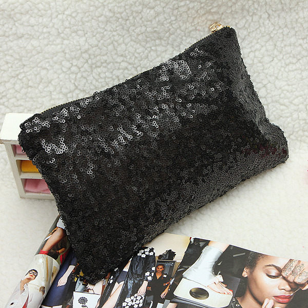 Womens-Ladies-Sequin-Clutch-Purse-Evening-Party-Handbag-Bag-938362