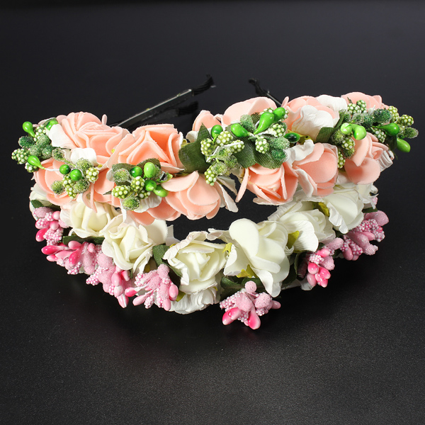 Boho-Floral-Flower-Headbrand-Garland-Hair-Head-Band-Wedding-Hoop-91472