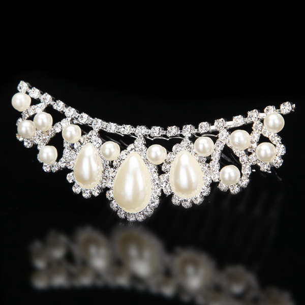 Bride-Elegant-Pearl-Rhinestone-Inlay-Crown-Tiara-Hair-Comb-Wedding-Accessories-980328