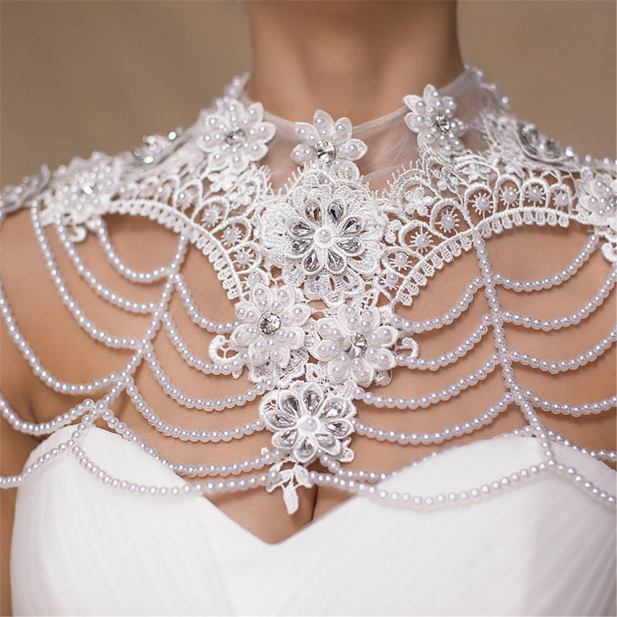 Bride-Diamond-Pearl-Bead-Flower-Lace-Shoulder-Chain-Bridal-Wedding-Dress-Accessories-1118336