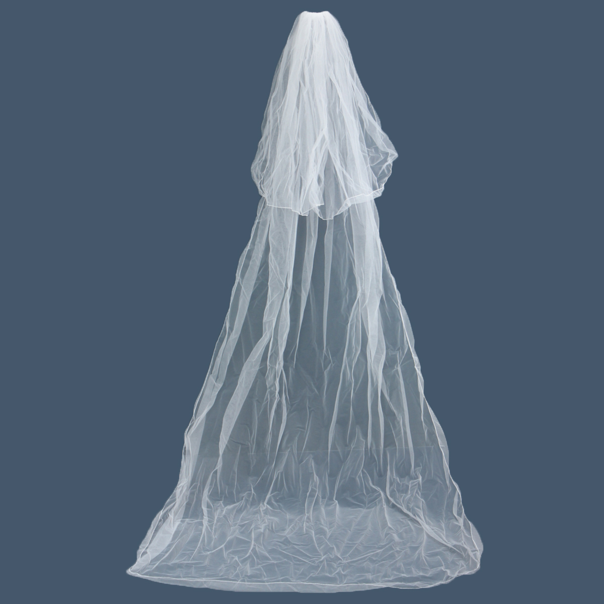 3-Metres-Two-Layers-Long-Wedding-Veil-Comb-Soft-Tulle-Cut-Edge-Cathedral-Bride-Accessories-1035602