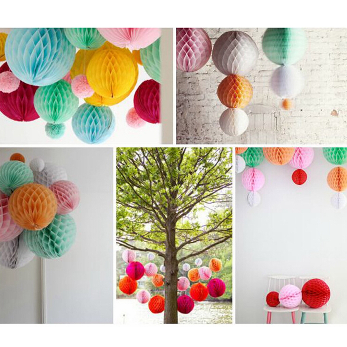 10CM-4-Tissue-Paper-Pom-Poms-Honeycomb-Ball-Lantern-Wedding-Party-Home-Table-Decor-1002065