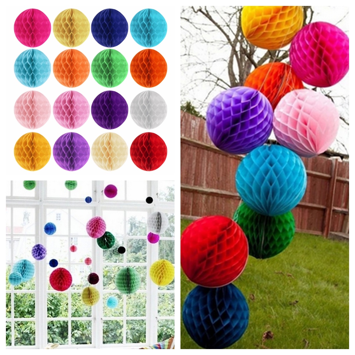 10CM-4-Tissue-Paper-Pom-Poms-Honeycomb-Ball-Lantern-Wedding-Party-Home-Table-Decor-1002065