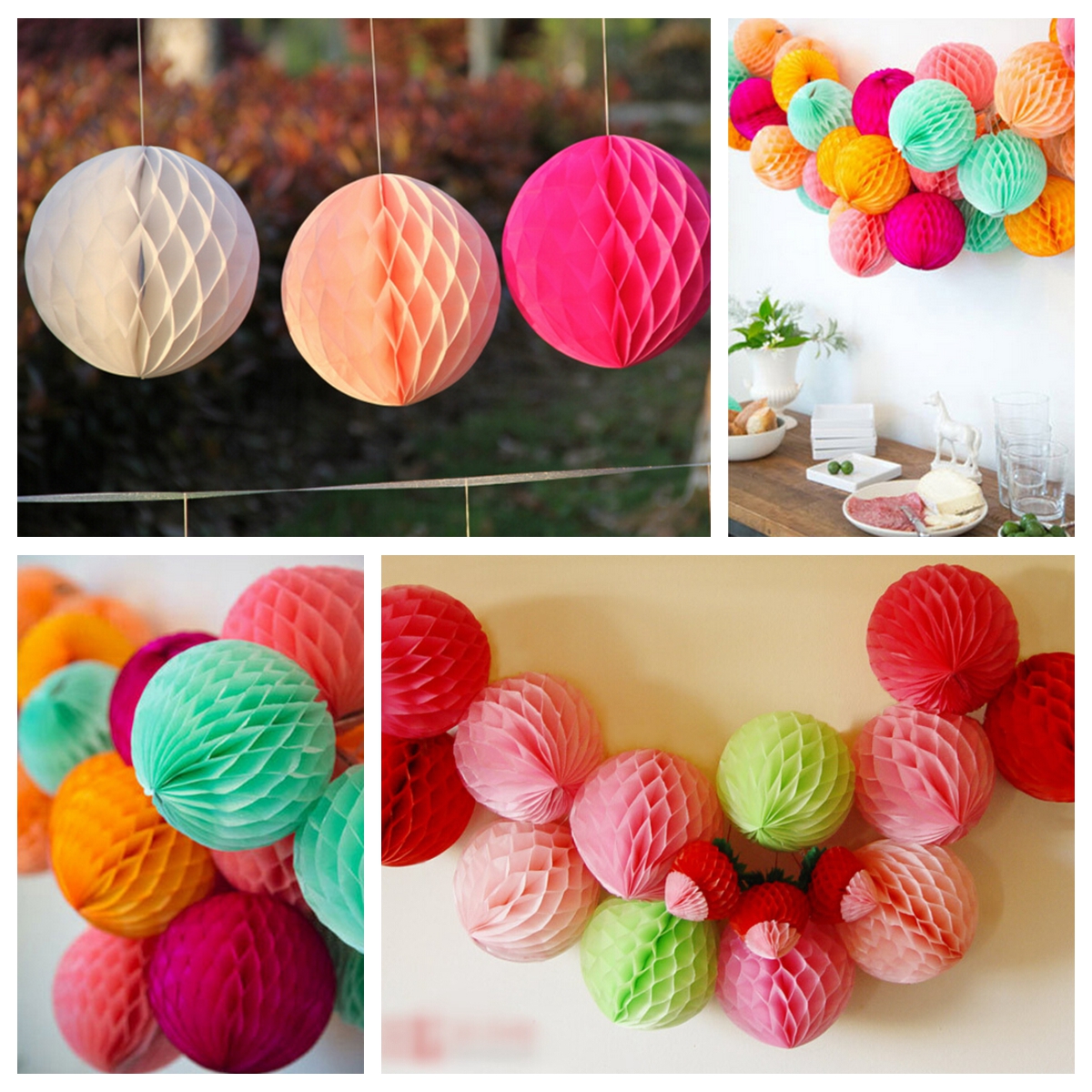 10CM-4-Tissue-Paper-Pom-Poms-Honeycomb-Ball-Lantern-Wedding-Party-Home-Table-Decor-1002065