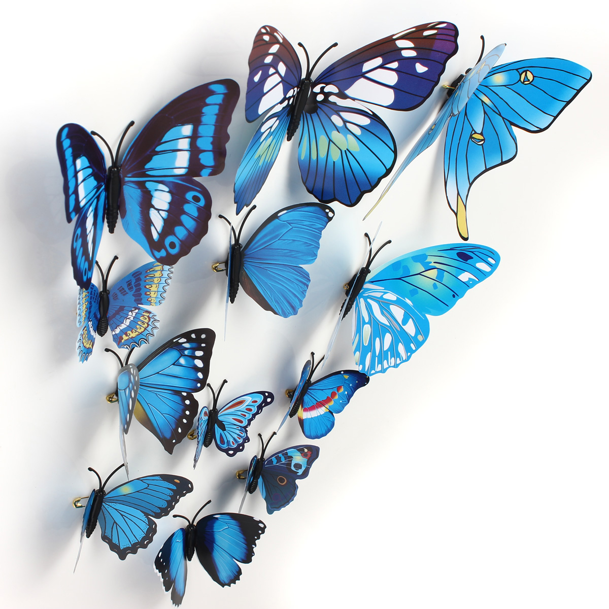 12Pcs-3D-Blue-Butterfly-Wall-Stickers-Art-Decals-Home-Wedding-Party-Decoration-1006519