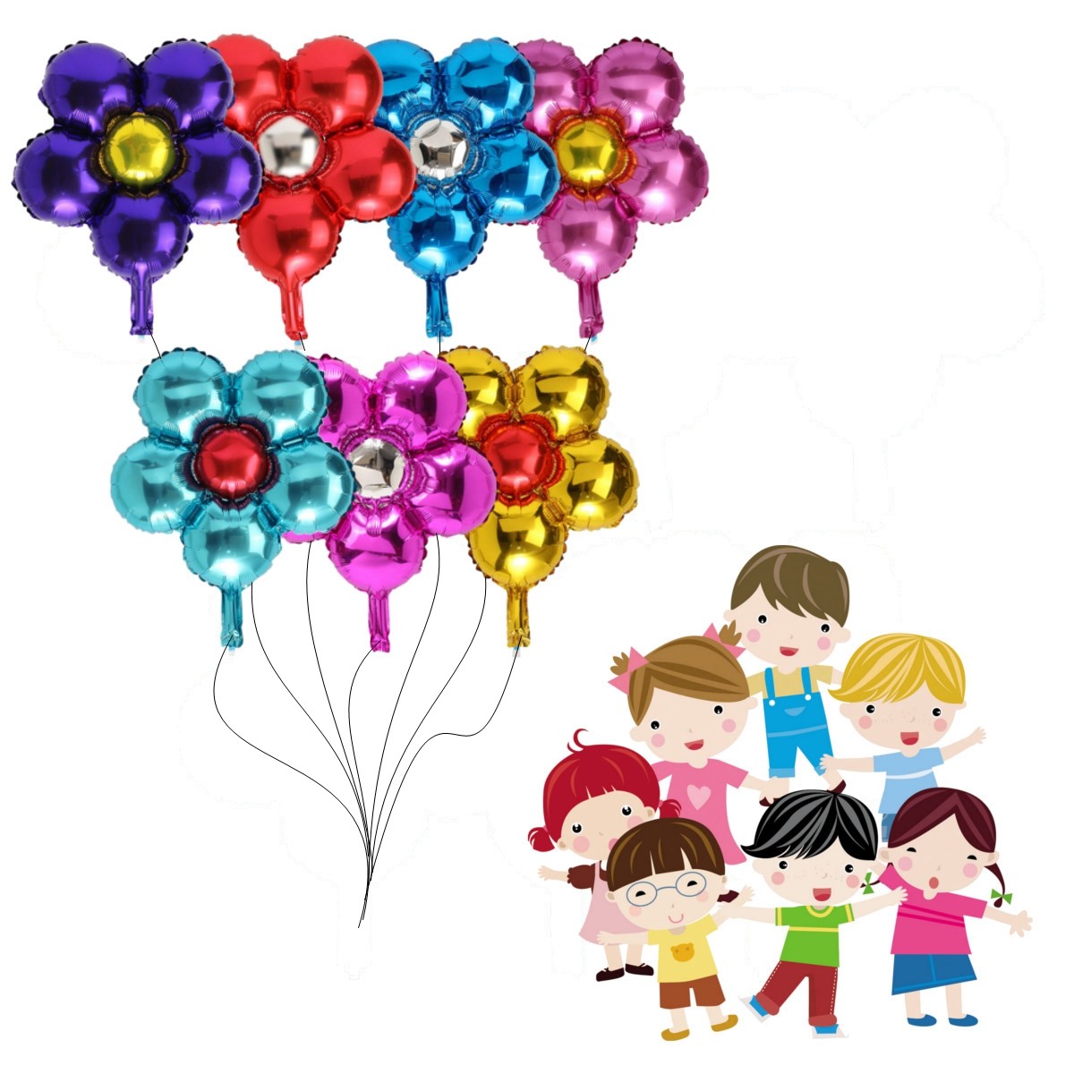 5850cm-Flower-Foil-Helium-Balloon-Engagement-Wedding-Party-Decoration-1056619