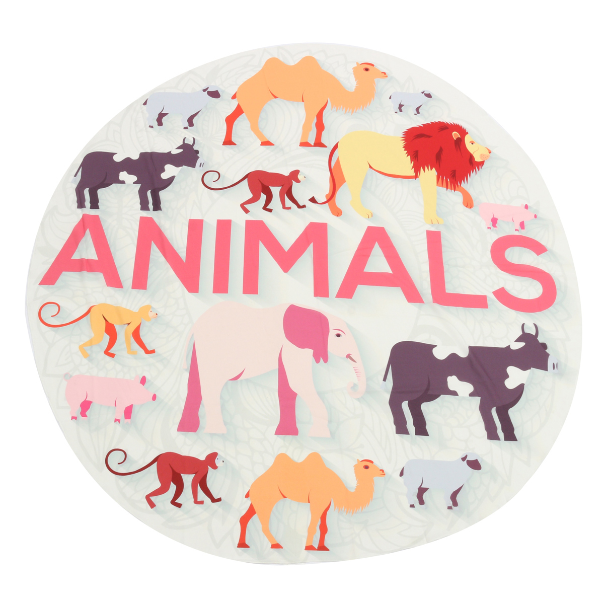 145CM-Animal-Printed-White-Round-Yoga-Mat-Beach-Towel-Shawl-Wall-Hanging-Tapestry-1072406