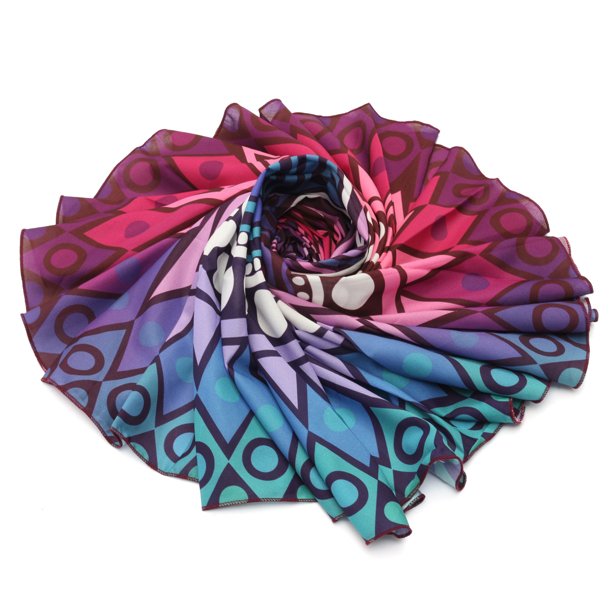 145CM-Bohemia-Floral-Blue-Purple-Round-Yoga-Mat-Beach-Towel-Shawl-Wall-Hanging-Tapestry-1072403