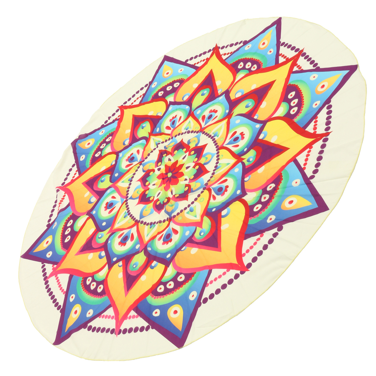 145CM-Bohemia-Lotus-Round-Yoga-Mat-Beach-Printing-Throw-Towel-Shawl-Wall-Hanging-Tapestry-1072404