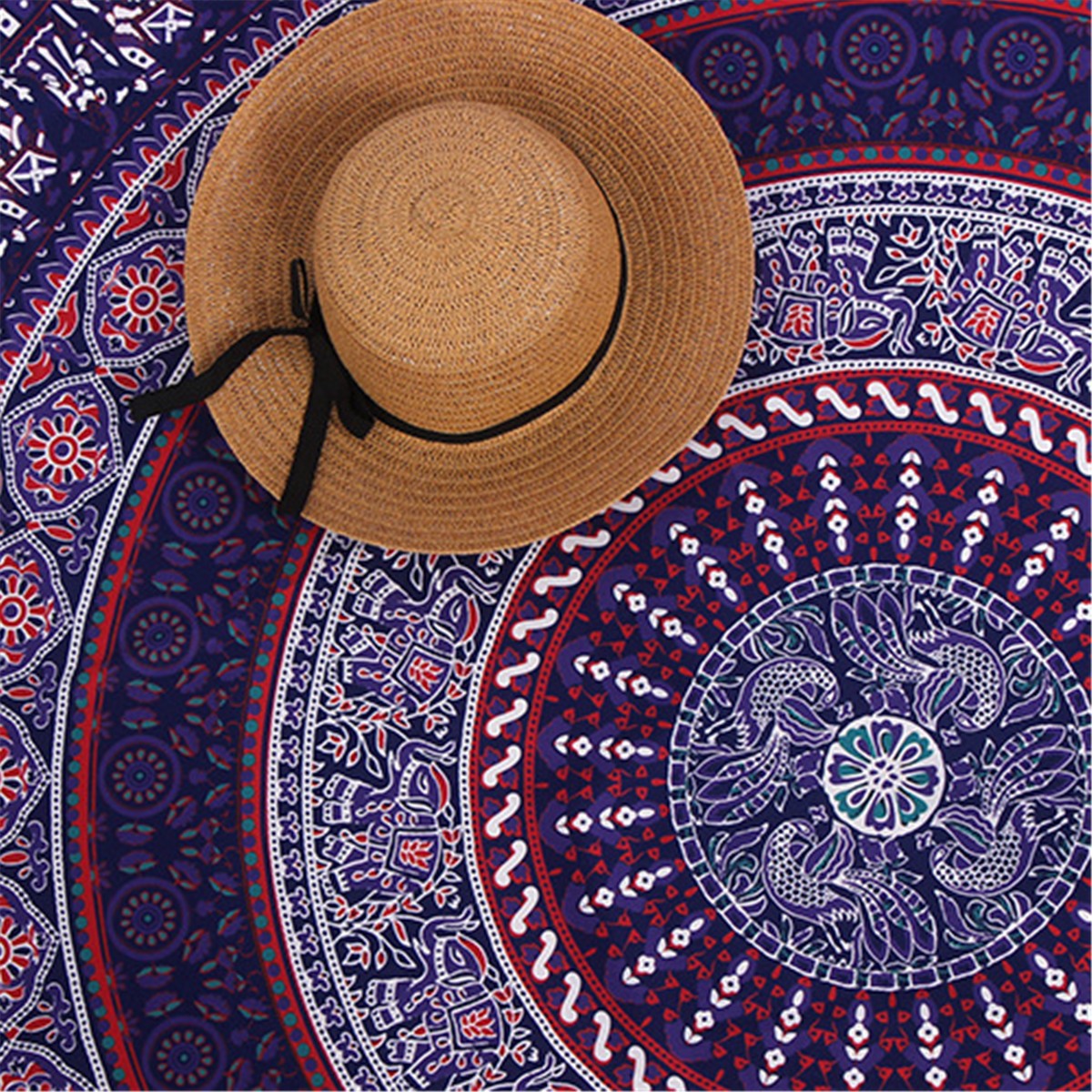 147CM-Bohemia-Round-Yoga-Purple-Mat-Beach-Printing-Throw-Towel-Shawl-Wall-Hanging-Tapestry-1076212