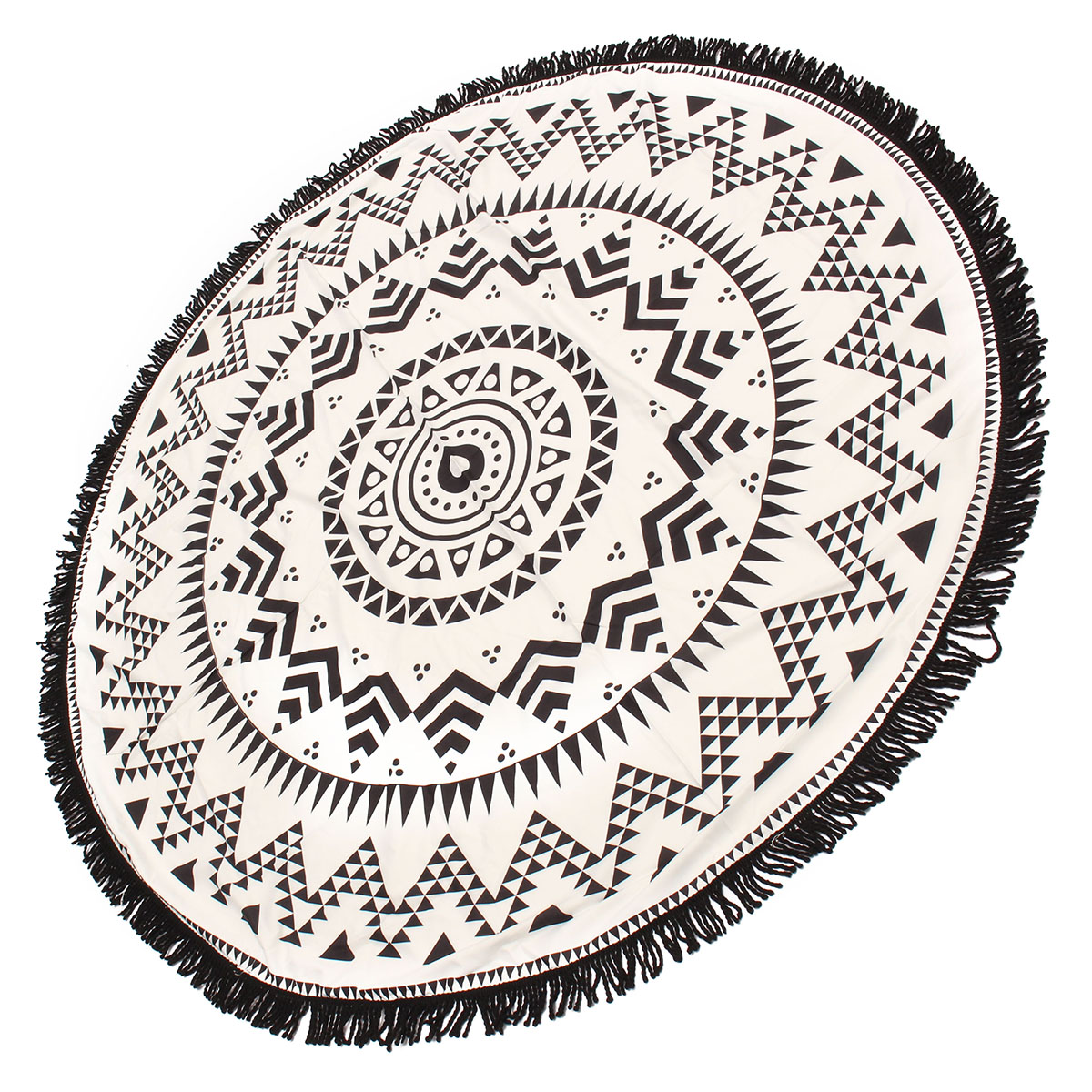 150CM-Bohemia-Black-White-Round-Hippie-Tapestry-Throw-Mandala-Towel-Yoga-Mat-Shawl-Beach-Gowns-1076213