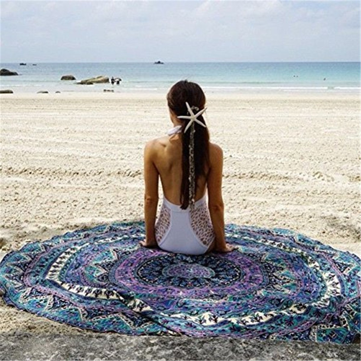 175CM-Bohemia-Round-Yoga-Blue-Purple-Mat-Beach-Printing-Throw-Towel-Shawl-Wall-Hanging-Tapestry-1076244