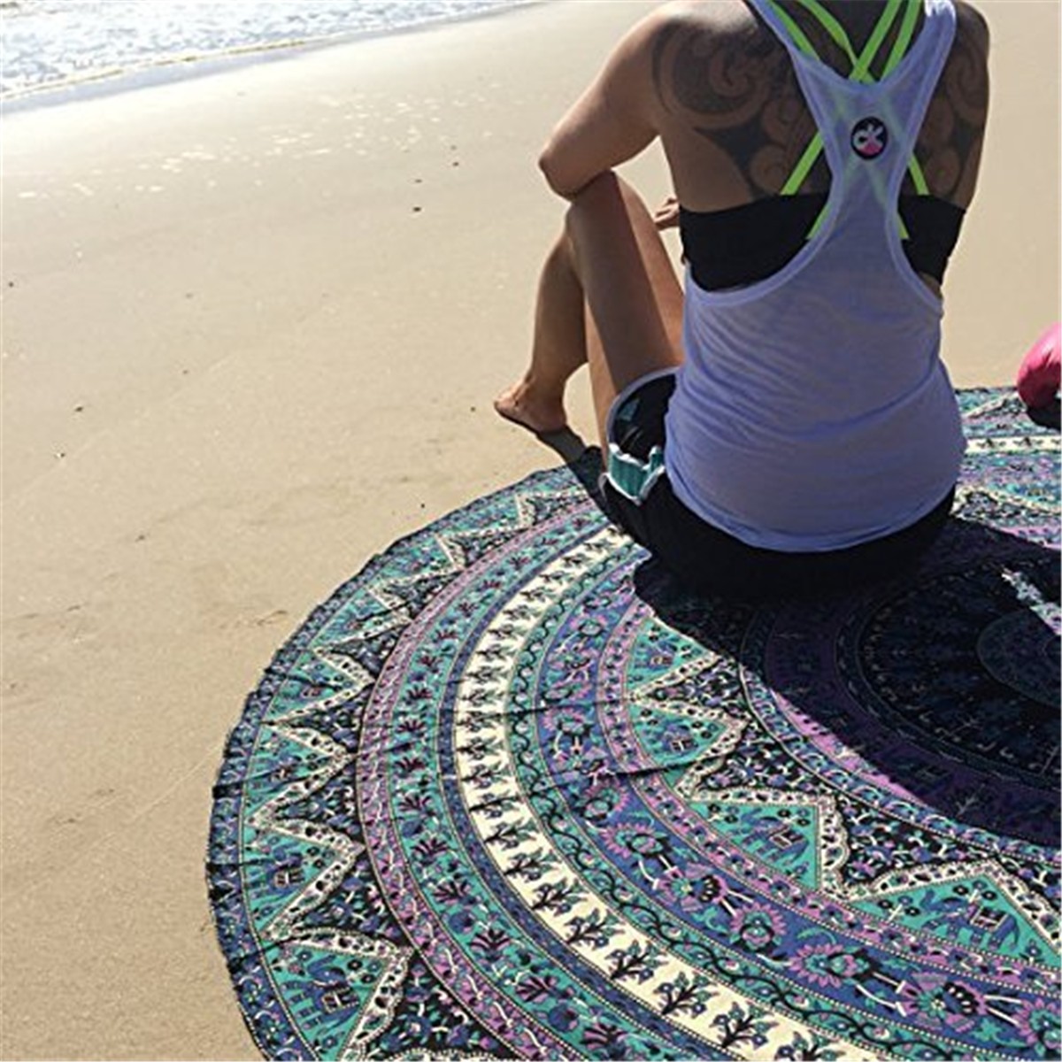 175CM-Bohemia-Round-Yoga-Blue-Purple-Mat-Beach-Printing-Throw-Towel-Shawl-Wall-Hanging-Tapestry-1076244